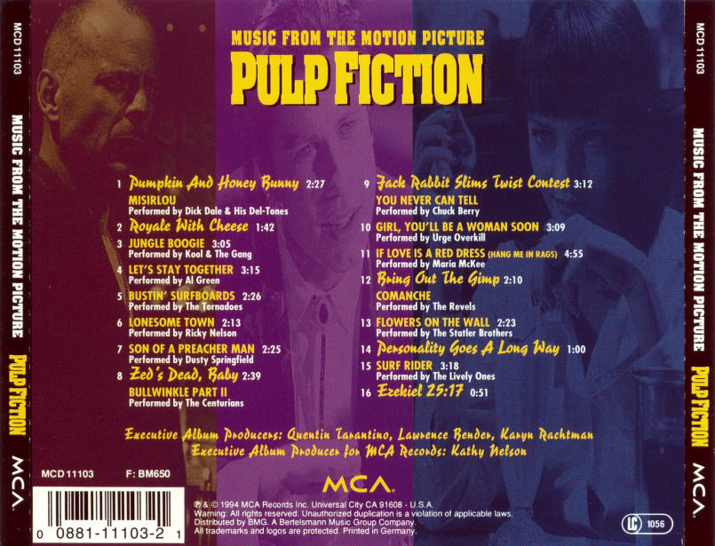 Pulp Fiction - Various Artists (CD) music collectible - Main Image 2