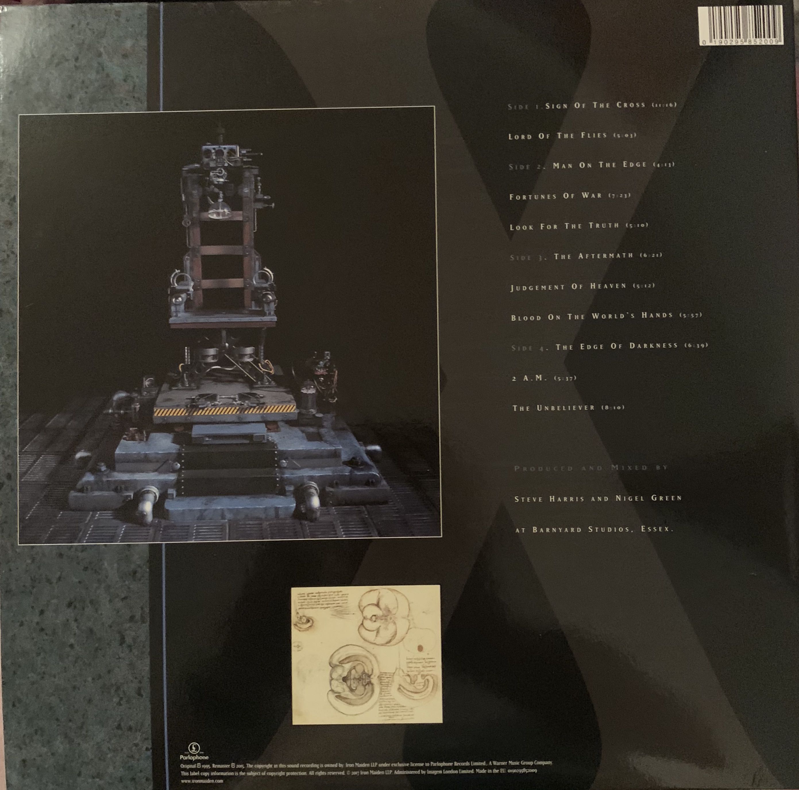 X Factor, The - Iron Maiden (12”) music collectible [Barcode 190295852009] - Main Image 2