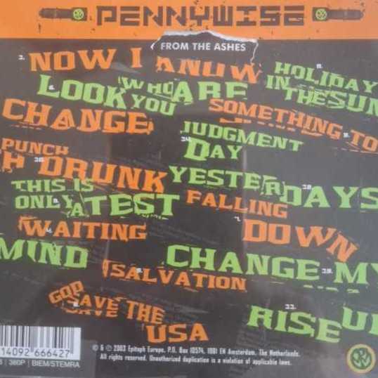 From The Ashes - Pennywise (CD/DVD) music collectible [Barcode 8714092666427] - Main Image 2
