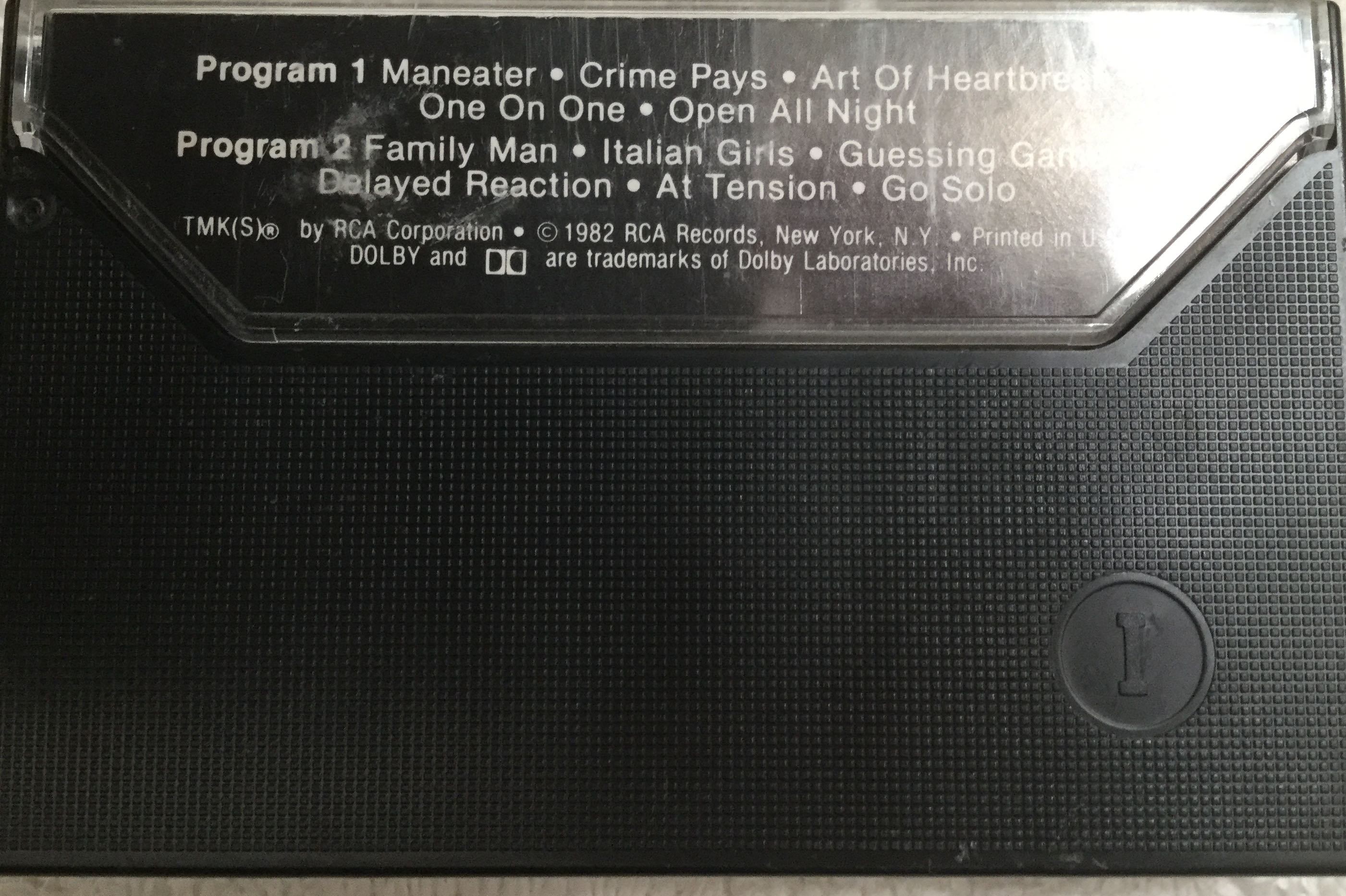 H2O - Daryl Hall & John Oates (Cassette) music collectible [Barcode 078635438345] - Main Image 2