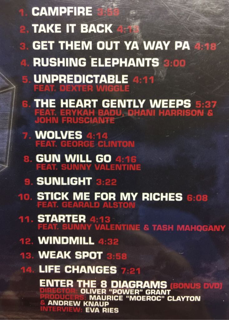 8 Diagrams - Wu-Tang Clan (CD - 64) music collectible [Barcode 602517534216] - Main Image 2