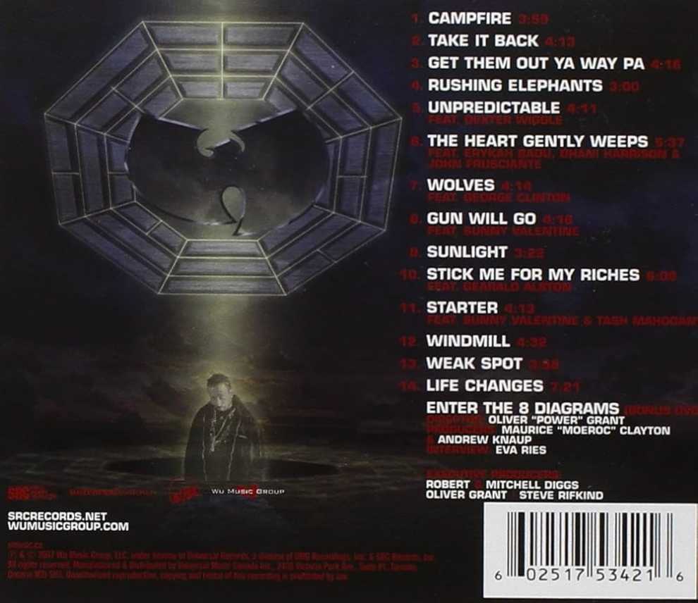 8 Diagrams - Wu-Tang Clan (CD - 64) music collectible [Barcode 602517534216] - Main Image 3