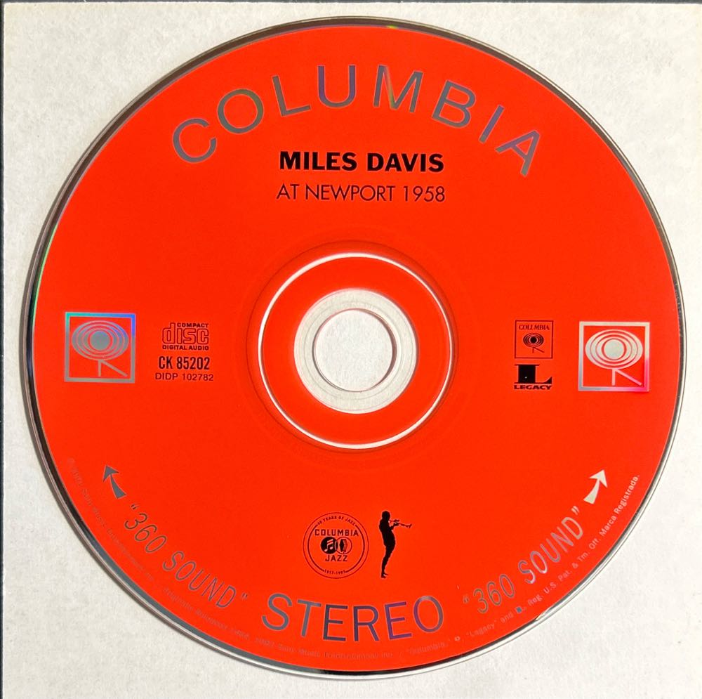 Miles Davis At Newport 1958 - Davis, Miles (CD - 41) music collectible [Barcode 886972330921] - Main Image 4