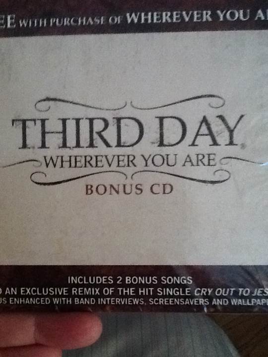 Wherever You Are - Third Day music collectible [Barcode 083061023508] - Main Image 1