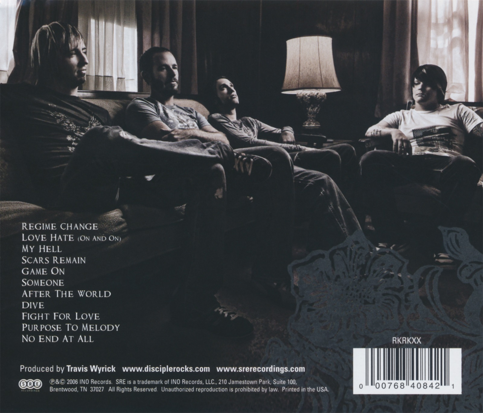 Scars Remain - Disciple (CD) music collectible [Barcode 000768408421] - Main Image 2