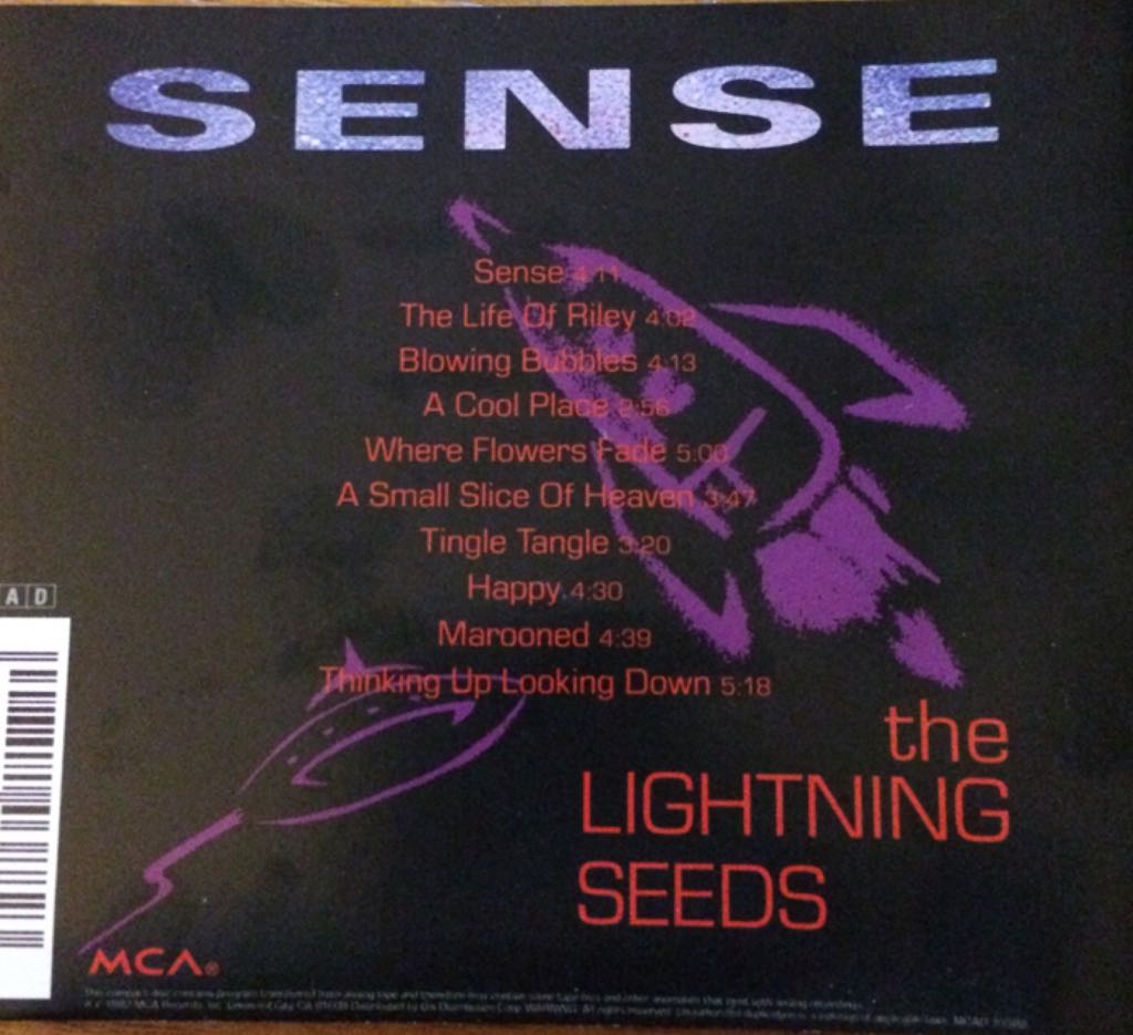 Sense - Lightning Seeds, The (CD) music collectible [Barcode 008811038823] - Main Image 2