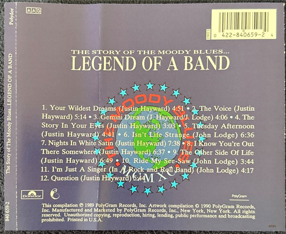 The Story Of The Moody Blues Band - Legend Of A Band - Moody Blues, The (CD - 63) music collectible [Barcode 0208314237256] - Main Image 2