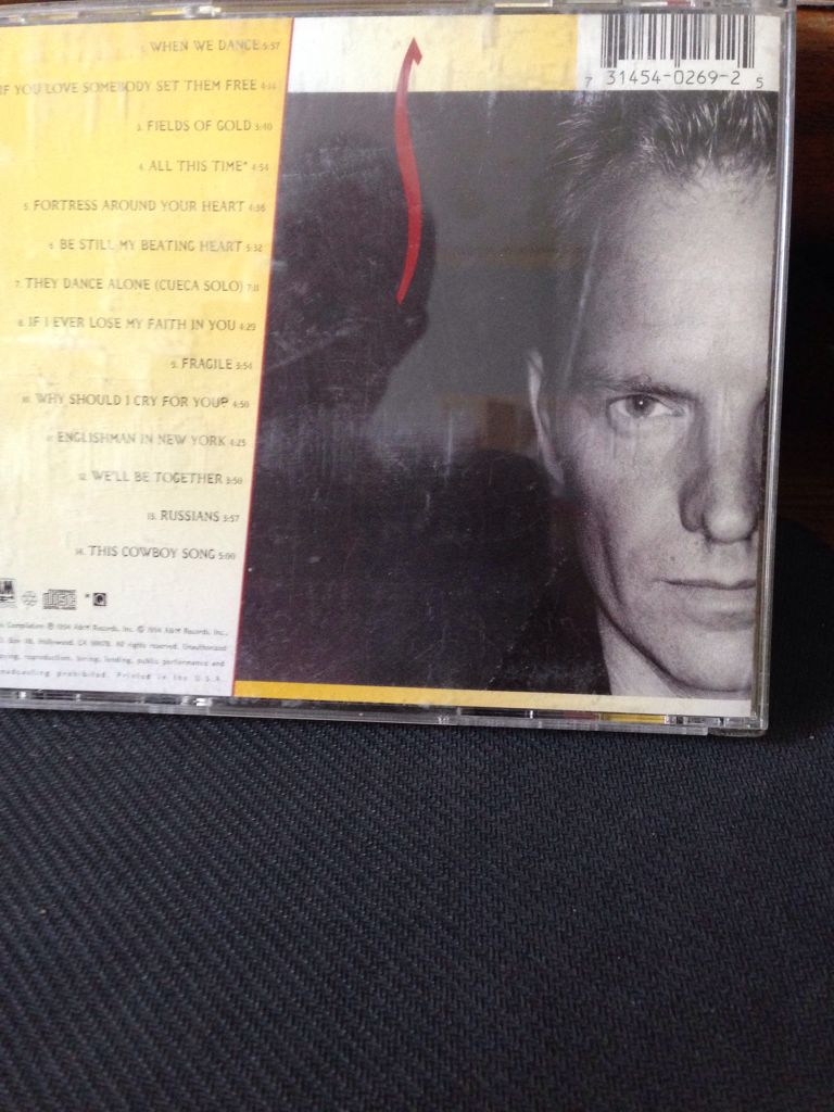 Fields Of Gold - Sting (CD - 67) music collectible [Barcode 731454026925] - Main Image 2
