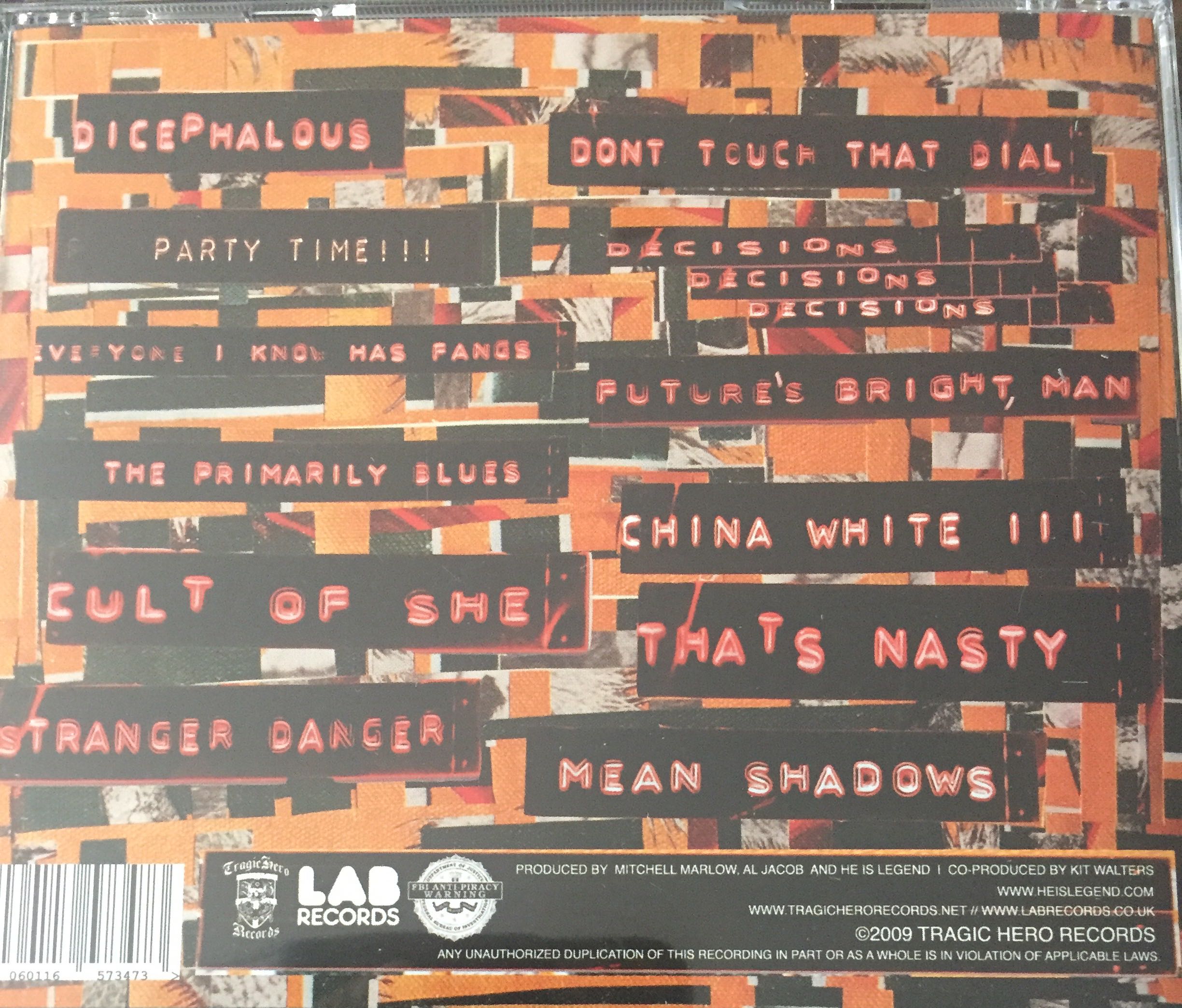 It Hates You - He Is Legend (CD) music collectible [Barcode 898845002248] - Main Image 2