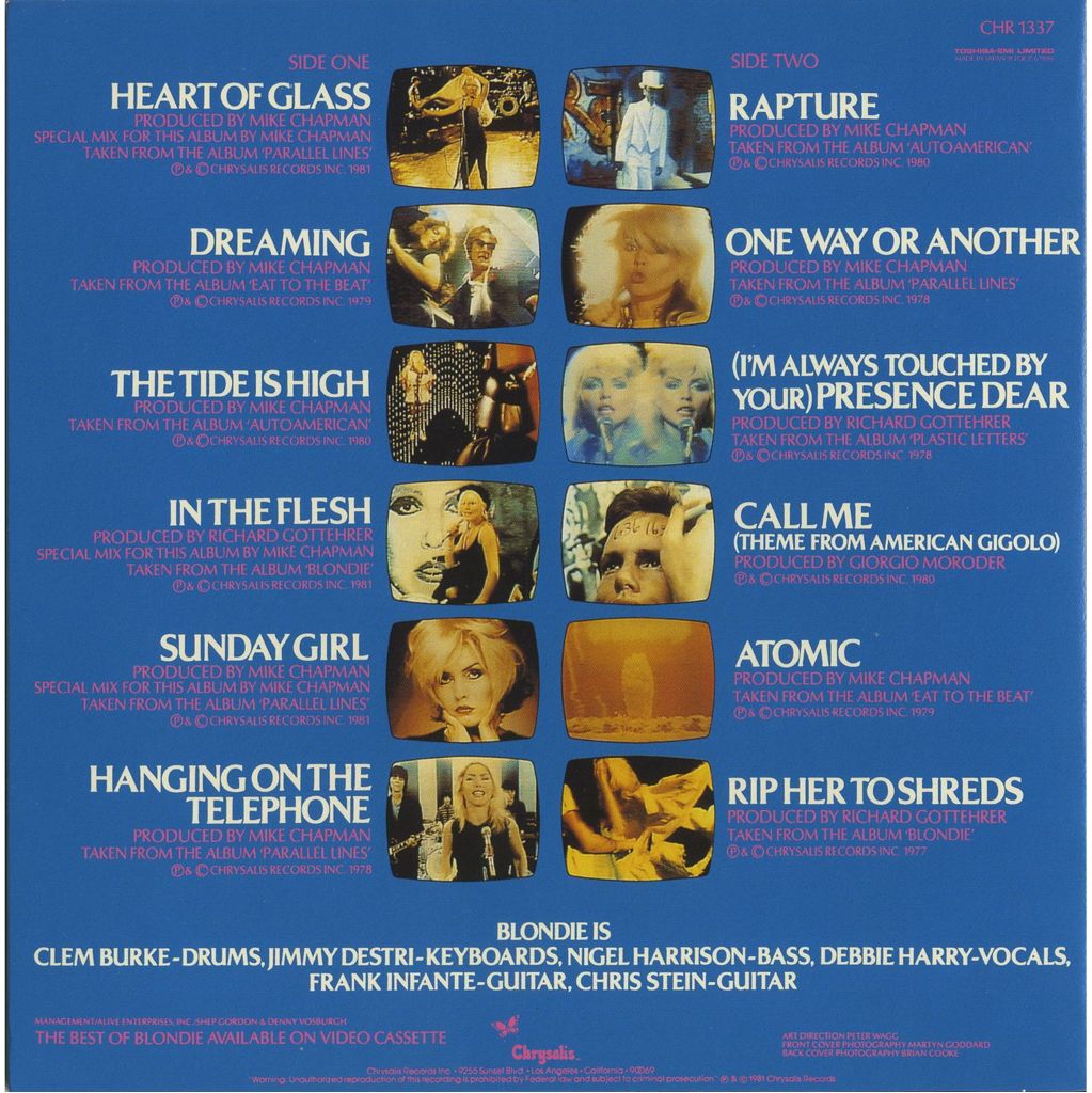 Best Of Blondie - Blondie (12” - 4402) music collectible - Main Image 2
