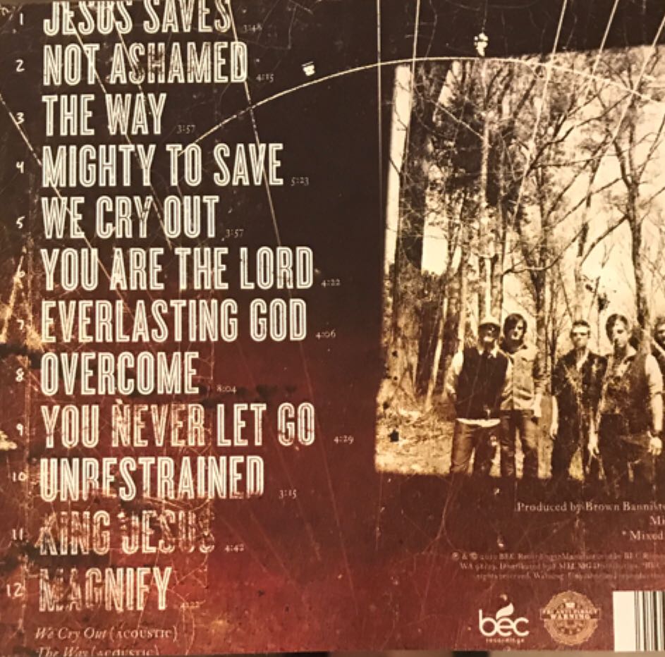 We Cry Out: The Worship Project - Camp, Jeremy (CD - 50) music collectible [Barcode 5099930791626] - Main Image 2