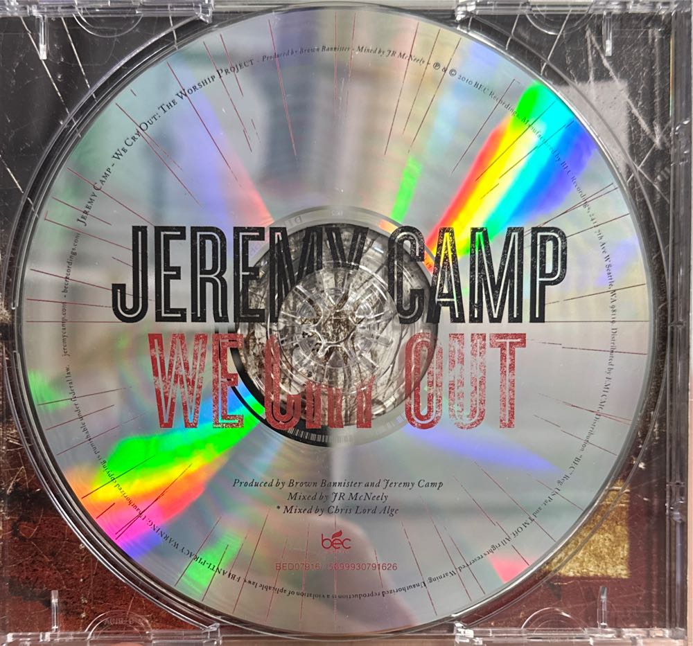 We Cry Out: The Worship Project - Camp, Jeremy (CD - 50) music collectible [Barcode 5099930791626] - Main Image 3