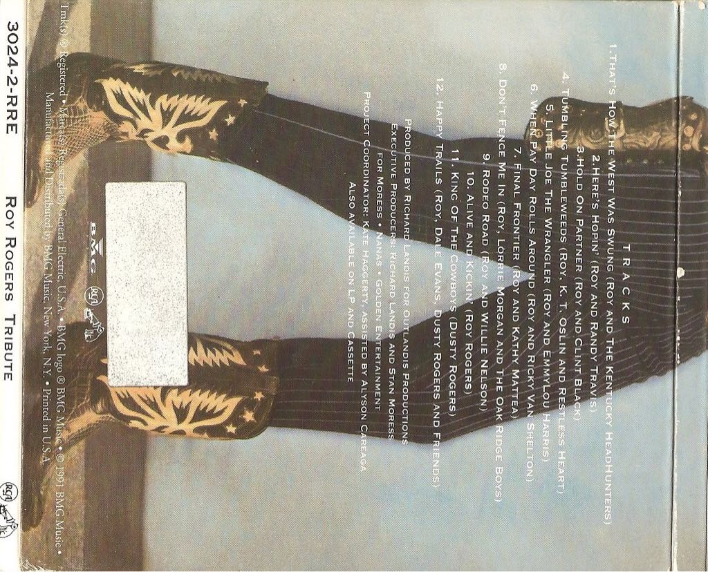 Roy Rogers Tribute - Roy Rogers (Various Artists) (CD) music collectible - Main Image 2