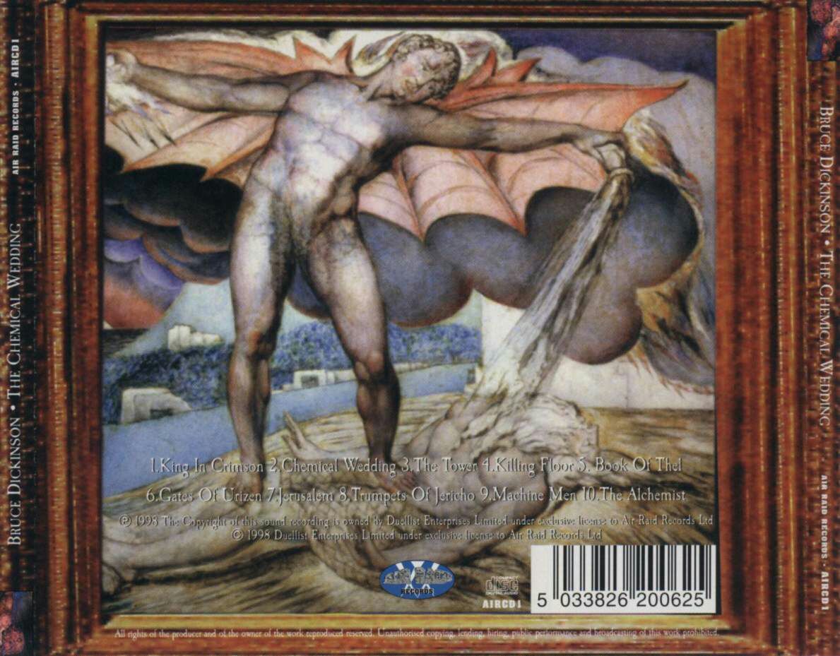 The Chemical Wedding - Bruce Dickinson (CD - 58) music collectible [Barcode 5033826200625] - Main Image 2