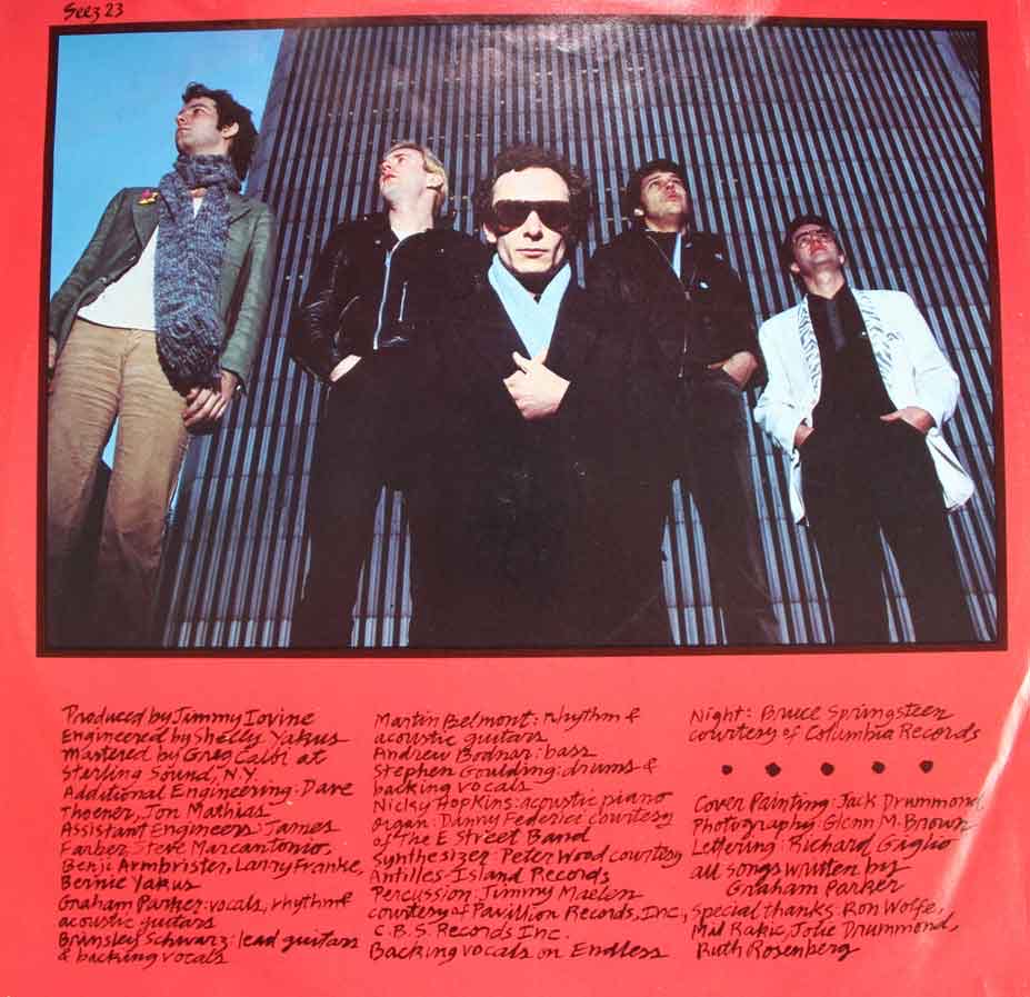 The Up Escalator - Graham Parker (12”) music collectible [Barcode 079892391923] - Main Image 4