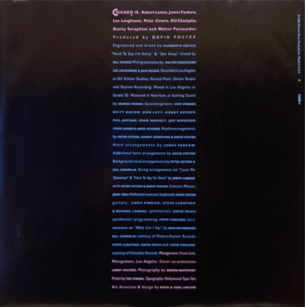 16 - Chicago (12” - 42) music collectible [Barcode 075992368919] - Main Image 4