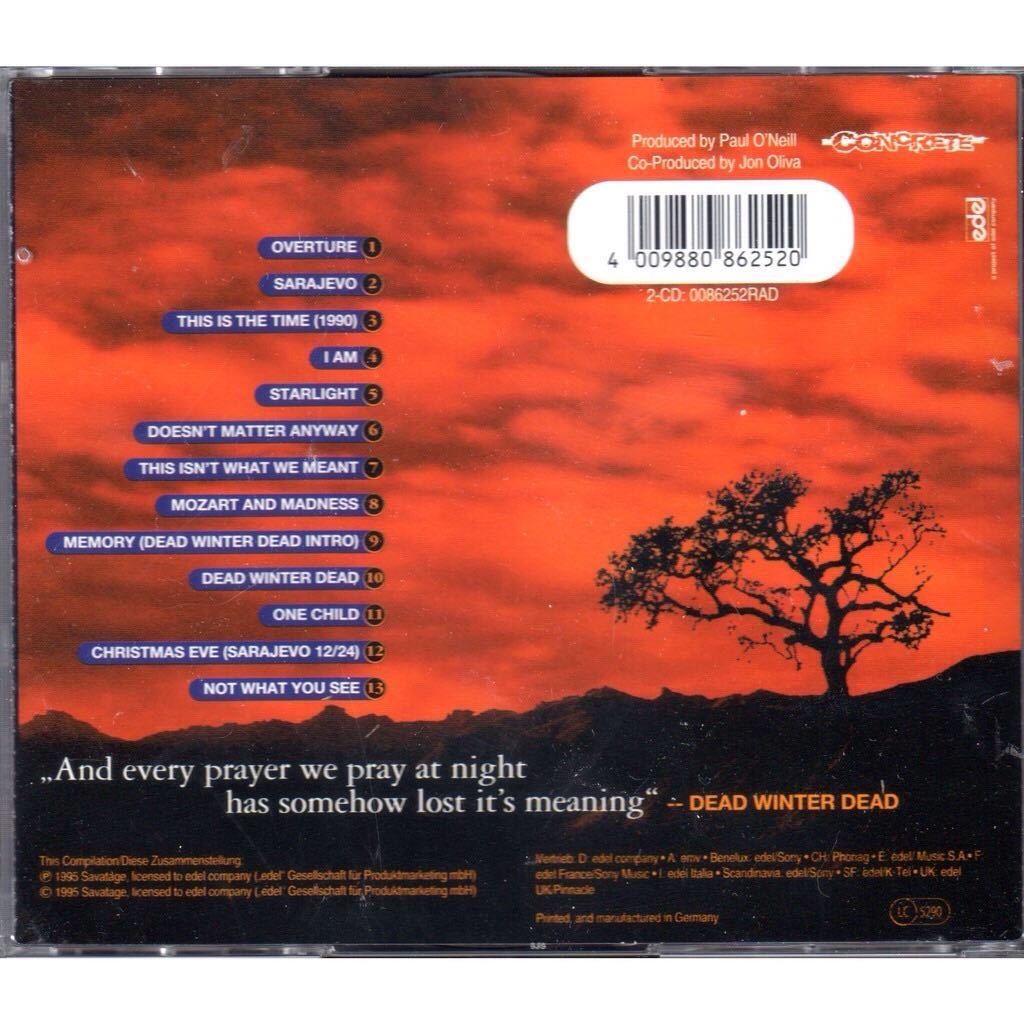 Dead Winter Dead - Savatage (CD) music collectible [Barcode 4009880862025] - Main Image 2