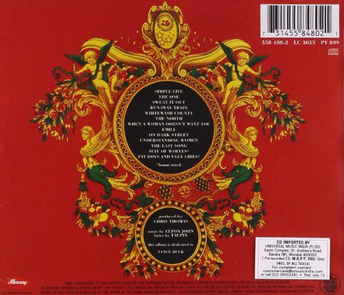 The One - John, Elton (12” - 58) music collectible [Barcode 020831442725] - Main Image 2