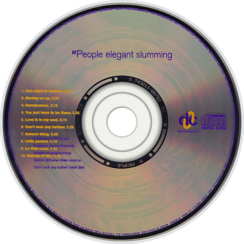 Elegant Slumming - M People (CD - 54) music collectible [Barcode 743211667821] - Main Image 4