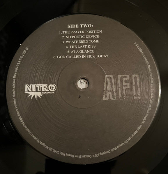 Black Sails in the Sunset - AFI (12”) music collectible [Barcode 794171582419] - Main Image 4