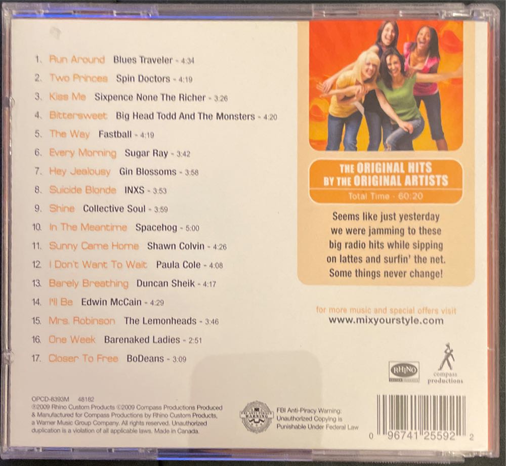 90’s Radio - * Various Artist (CD) music collectible [Barcode 096741255922] - Main Image 2
