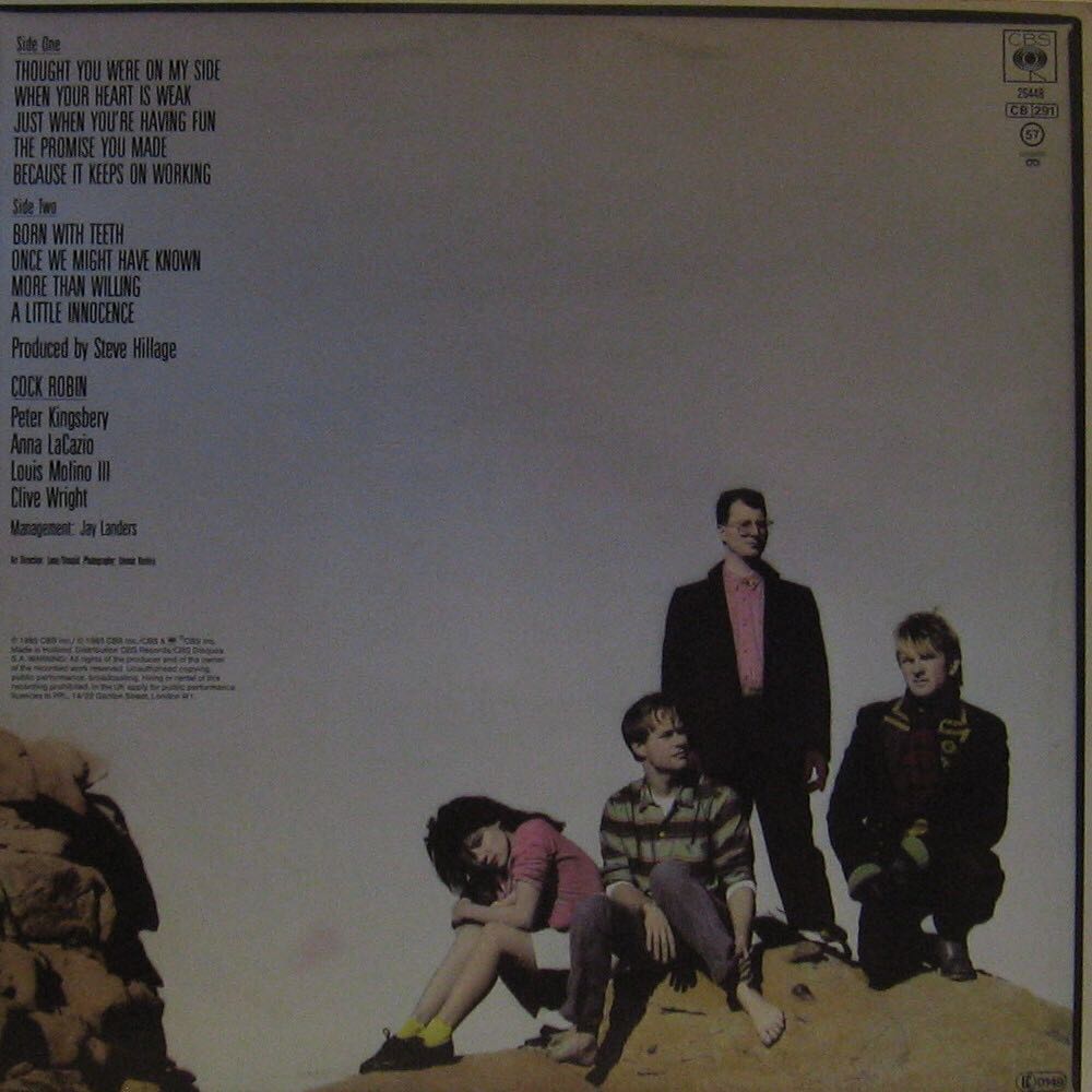 Cock Robin - Cock Robin (12”) music collectible - Main Image 2