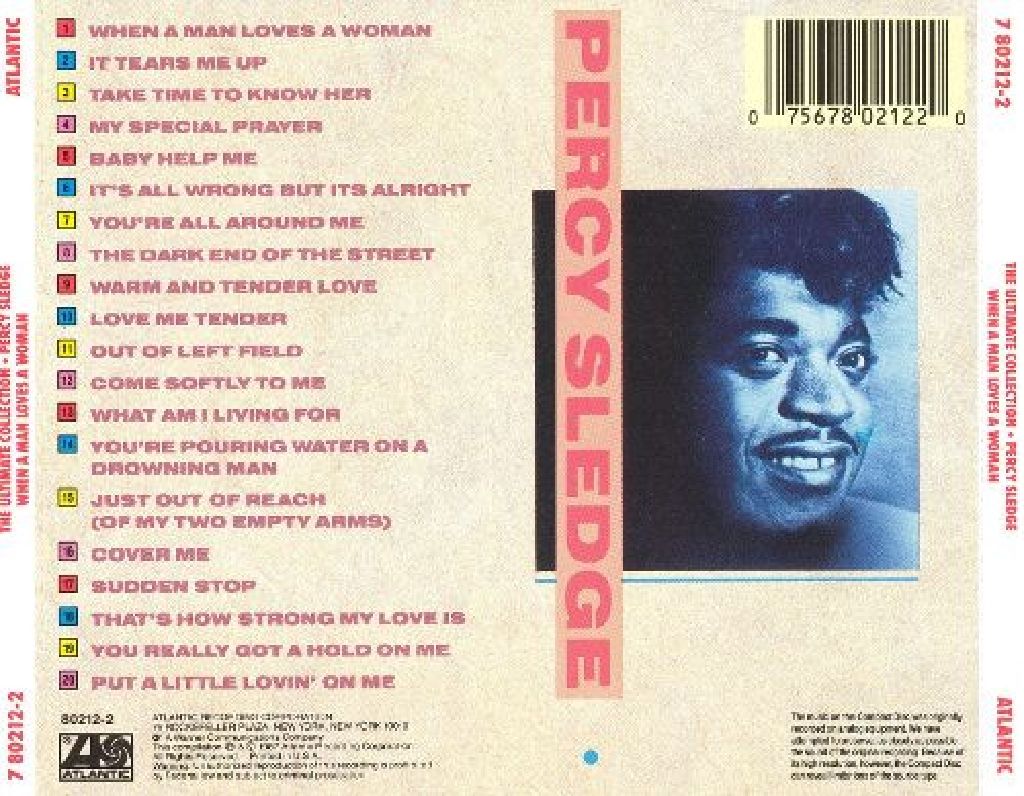 The Ultimate Collection - When a Man Loves a Woman - Sledge, Percy (CD - 58) music collectible [Barcode 075678021220] - Main Image 2