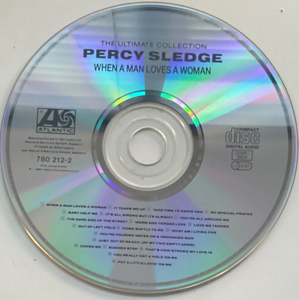 The Ultimate Collection - When a Man Loves a Woman - Sledge, Percy (CD - 58) music collectible [Barcode 075678021220] - Main Image 4
