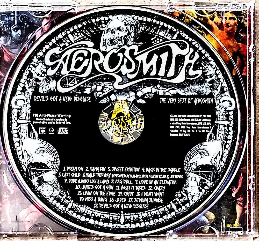 Devils Got a New Disguise: The Very Best of - Aerosmith (CD - 7912) music collectible [Barcode 886970086721] - Main Image 3