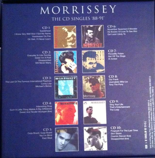 The CD Singles 88-91 - Morrissey (CD) music collectible [Barcode 724388729321] - Main Image 2