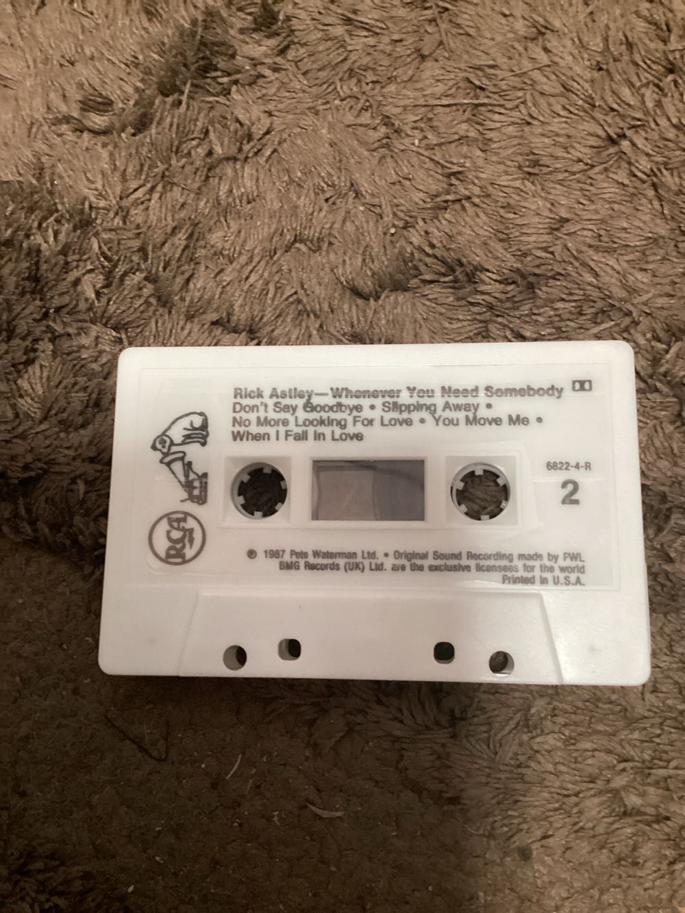 Whenever You Need Somebody - Astley, Rick (Cassette) music collectible [Barcode 078635682243] - Main Image 4