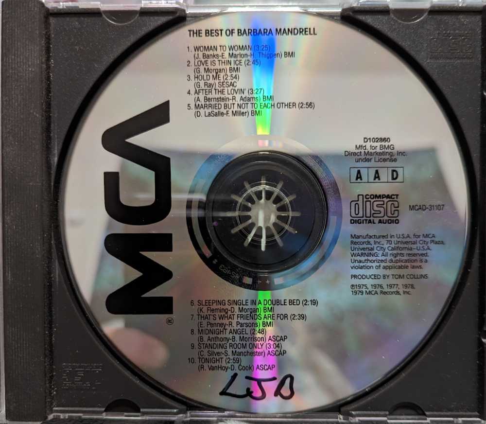 The Best Of Barbara Mandrell - Barbara Mandrell (12”) music collectible [Barcode 076732149324] - Main Image 4