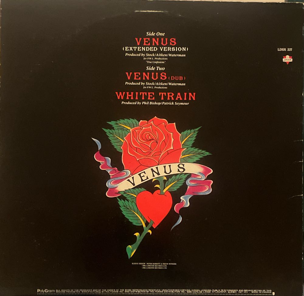 Venus - Bananarama (12” - 20) music collectible [Barcode 042288605614] - Main Image 2