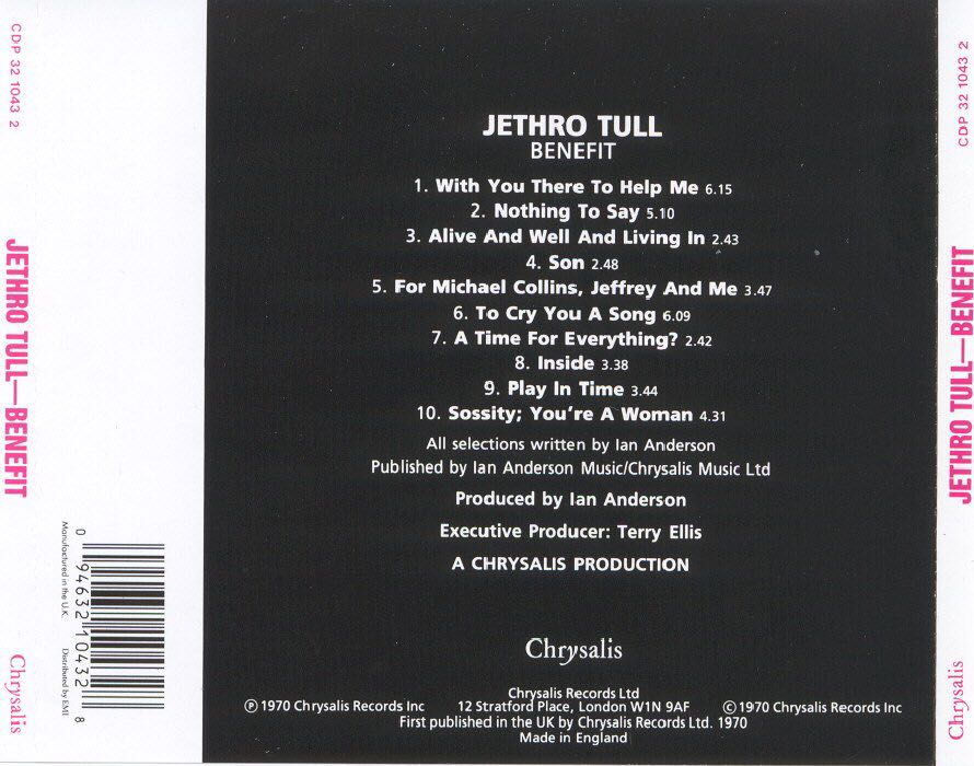 Benefit - Jethro Tull (MP3) music collectible - Main Image 2