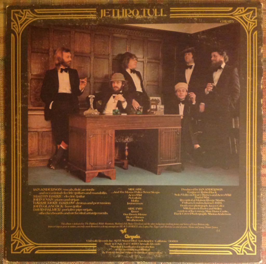 Heavy Horses - Jethro Tull (12”) music collectible - Main Image 2