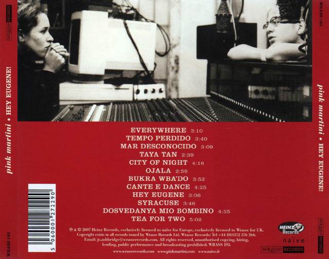 Pink Martini: Hey Eugene - Pink Martini (CD - 44) music collectible [Barcode 723721289454] - Main Image 2