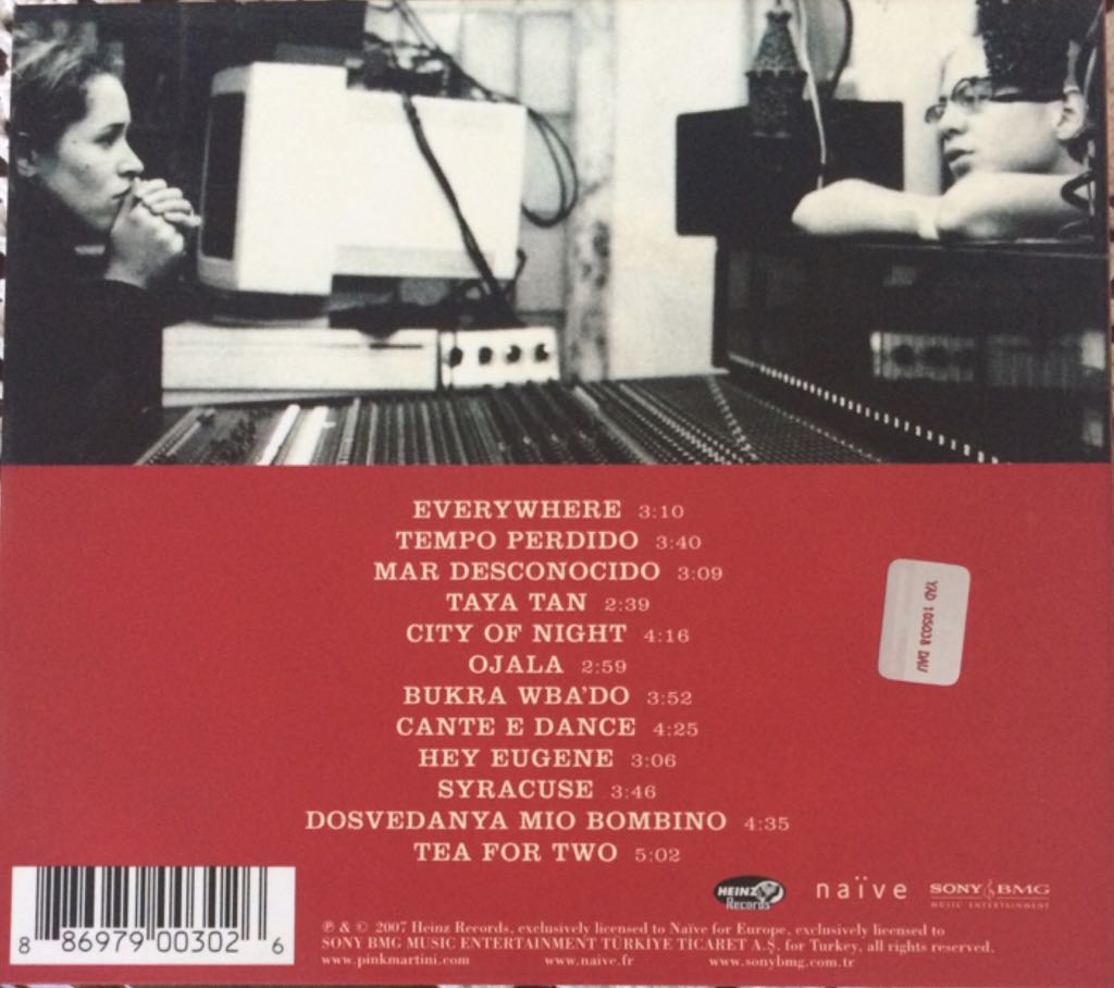 Hey Eugene! - Pink Martini (CD) music collectible [Barcode 886979003026] - Main Image 2
