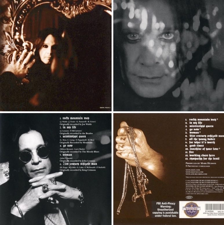 Under Cover - Ozzy Osbourne (CD - 55) music collectible [Barcode 886919851229] - Main Image 2