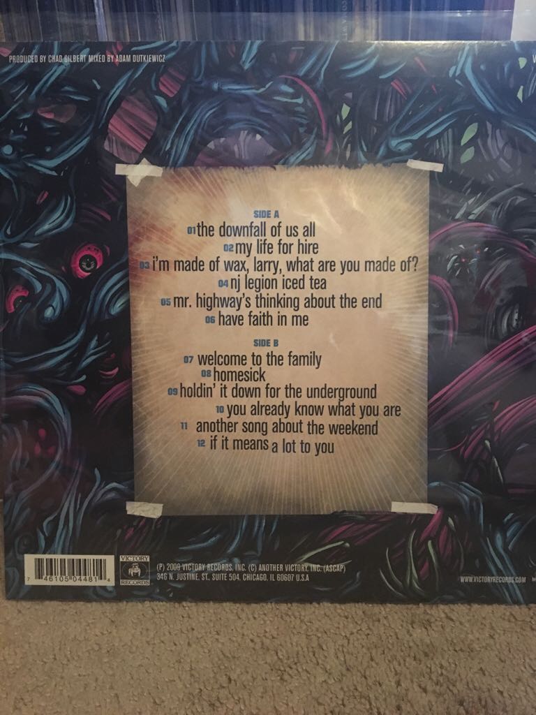 Homesick - A Day To Remember (12”) music collectible - Main Image 2