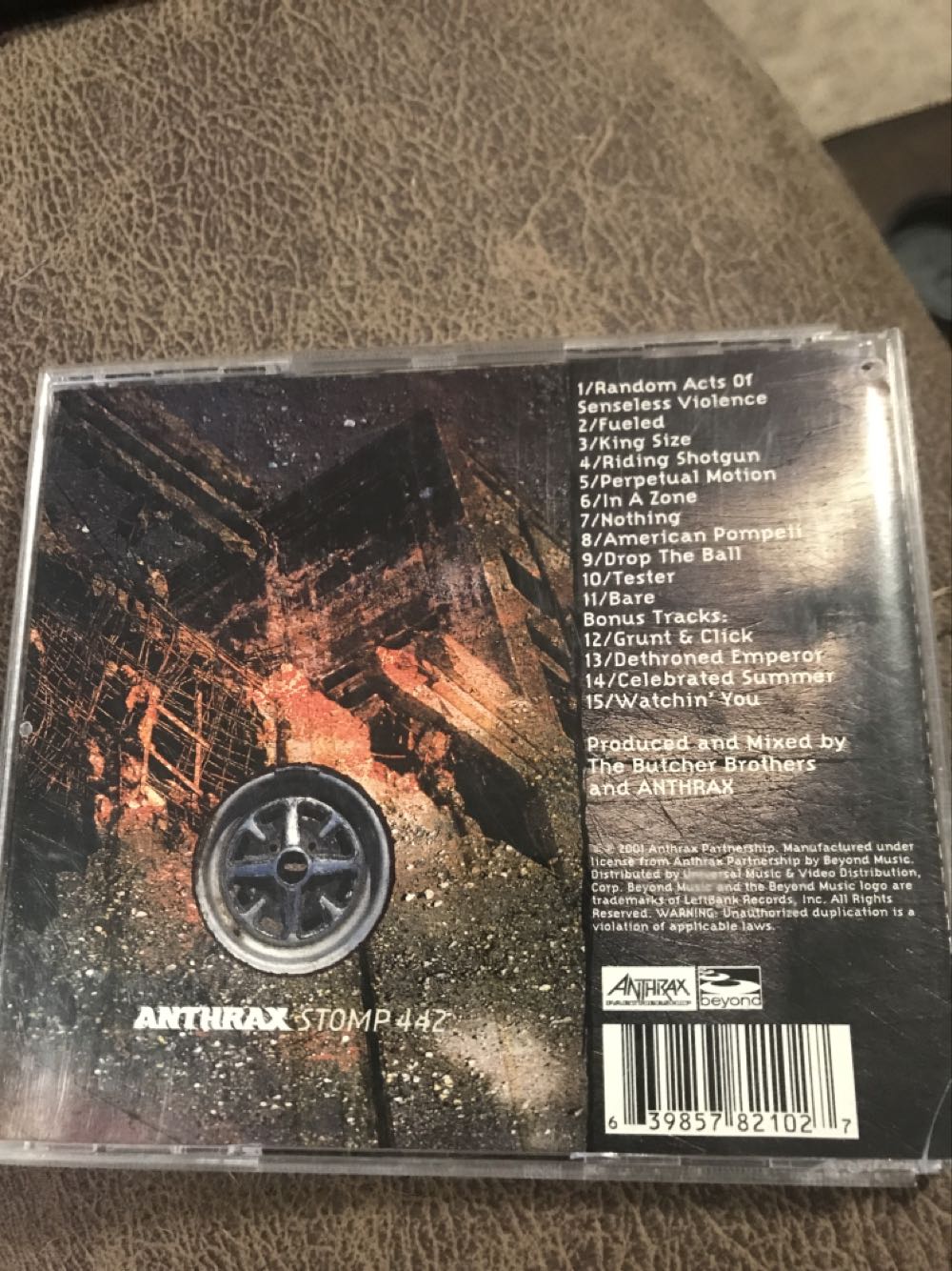 Stomp 442 - Anthrax (CD - 69) music collectible [Barcode 639857821027] - Main Image 2
