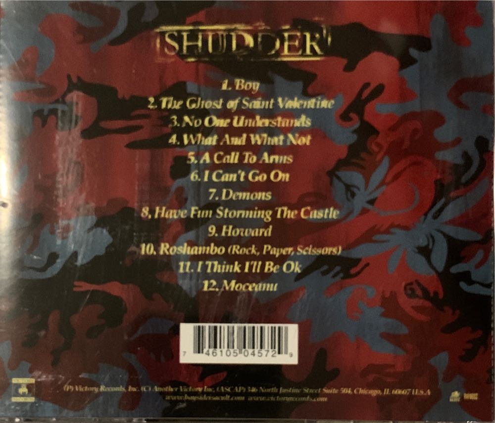 Shudder - Bayside (CD - 45) music collectible [Barcode 746105045729] - Main Image 2