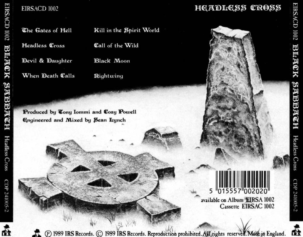 Headless Cross - Black Sabbath (CD-R - 40) music collectible [Barcode 724352129928] - Main Image 2