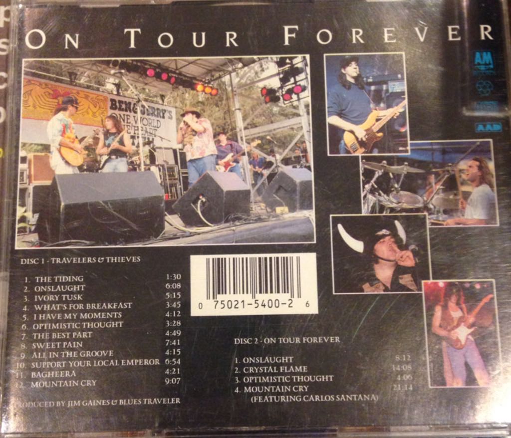 Travelers & Thieves / On Tour Forever - Blues Traveler (CD) music collectible [Barcode 075021540026] - Main Image 2