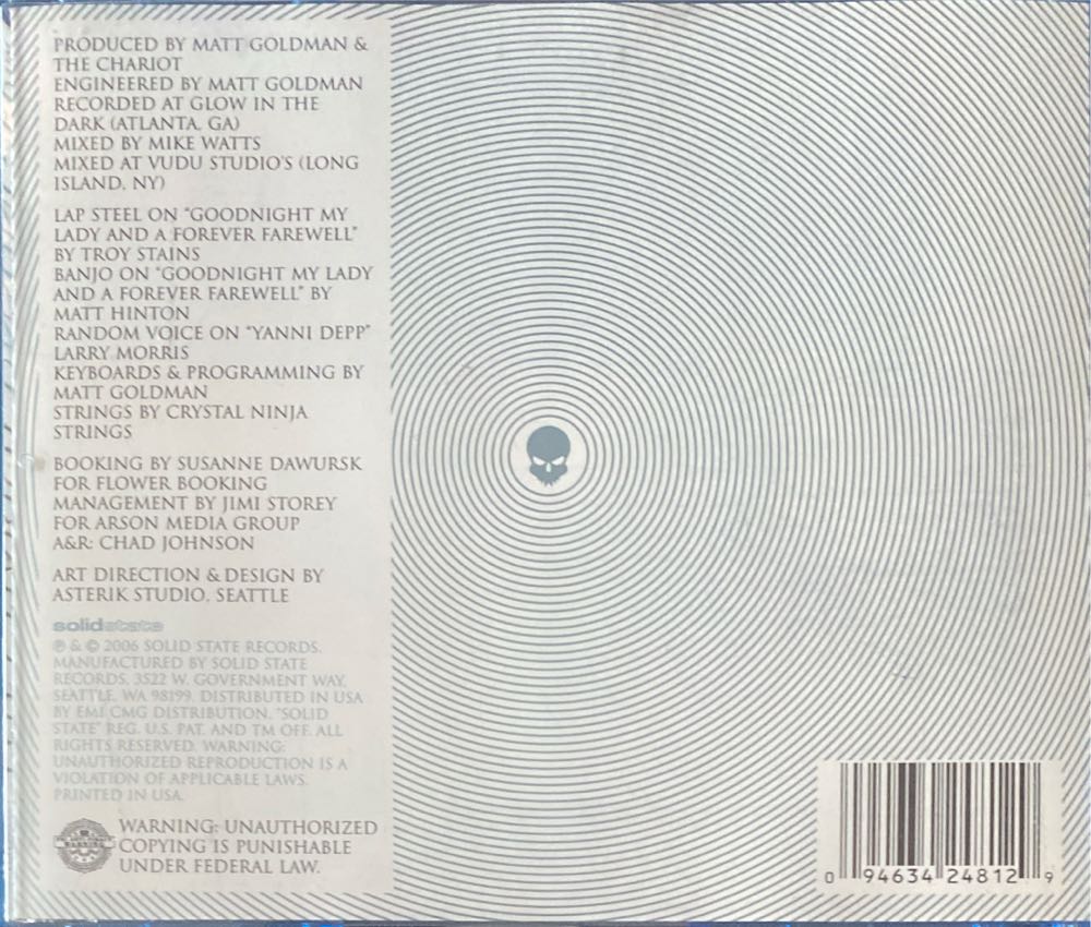 Unsung - Chariot, The (CD) music collectible [Barcode 094634248129] - Main Image 2