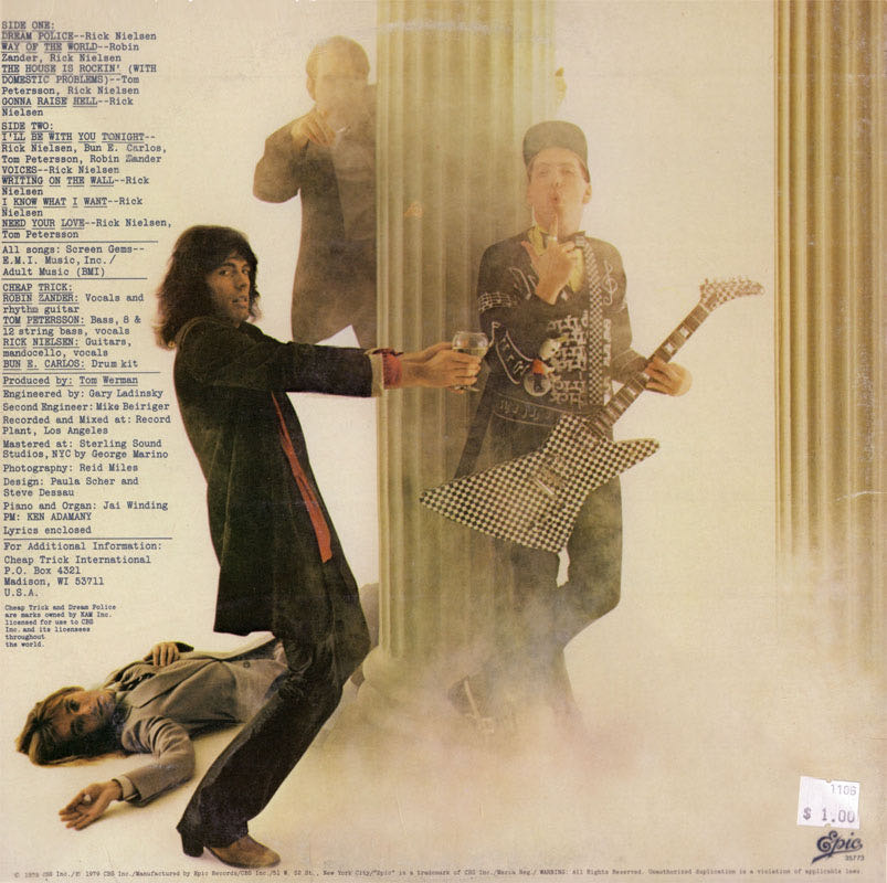 Dream Police - Cheap Trick (CD - 65) music collectible [Barcode 886976951726] - Main Image 2