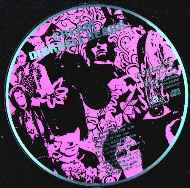 Disraeli Gears - Cream (CD - 33) music collectible [Barcode 042282363626] - Main Image 2