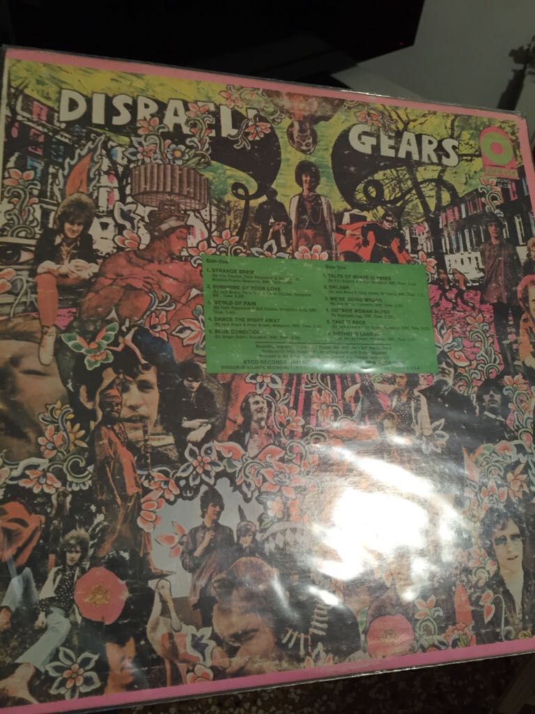 Disraeli Gears - Cream (12” - 33) music collectible [Barcode 600753548431] - Main Image 2