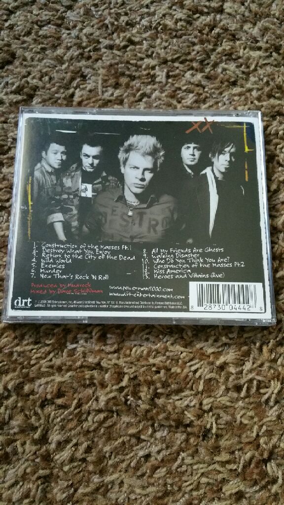 Destroy What You Enjoy - Powerman 5000 (CD - 38) music collectible [Barcode 828730044428] - Main Image 2