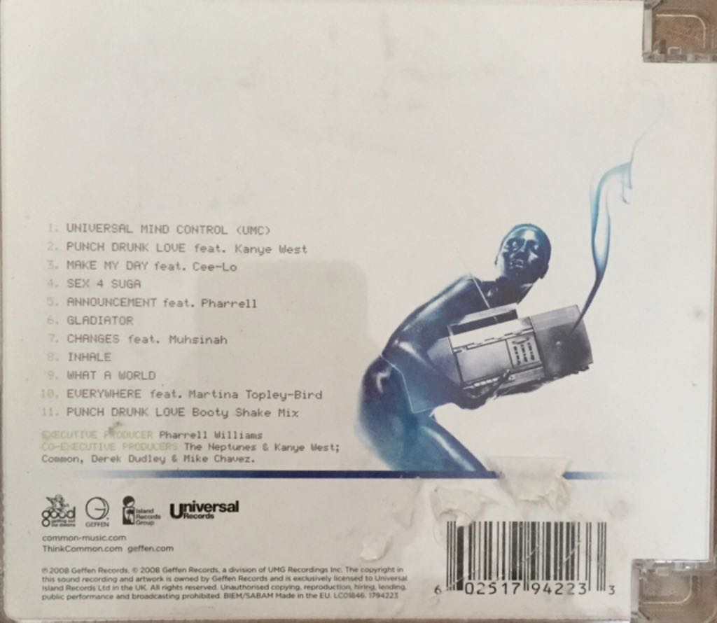 Universal Mind Control - Common (CD) music collectible [Barcode 602517942233] - Main Image 2