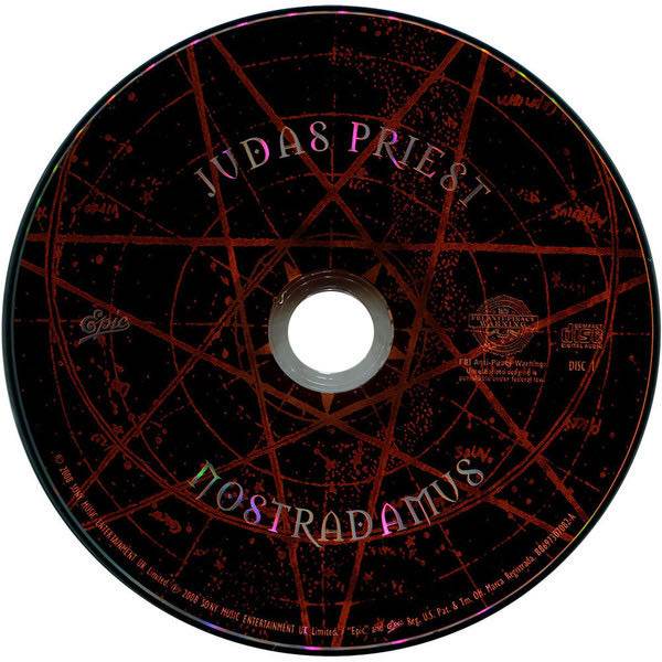 Nostradamus - Judas Priest (CD - 10248) music collectible [Barcode 886973070826] - Main Image 3
